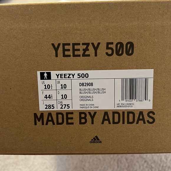 Brand new never wear yeezy 500 blush - Picture 8 of 12